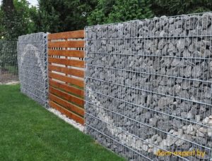 Как построить габионный забор?
