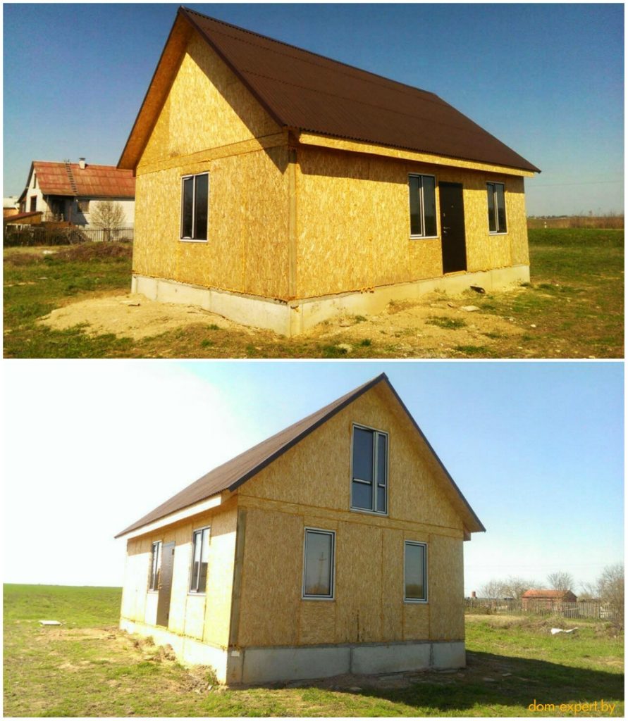 Из дачного домика — в белорусский загородный коттедж за полгода и 13 000$