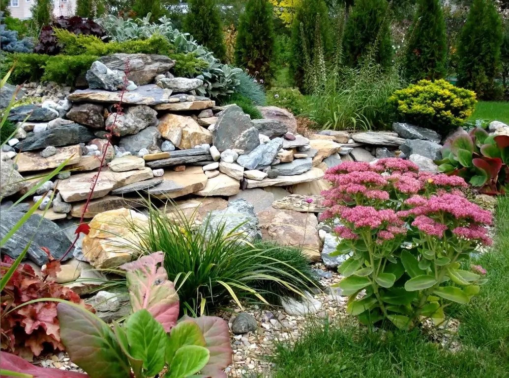 Альпийская горка – рукотворный сад на камнях
