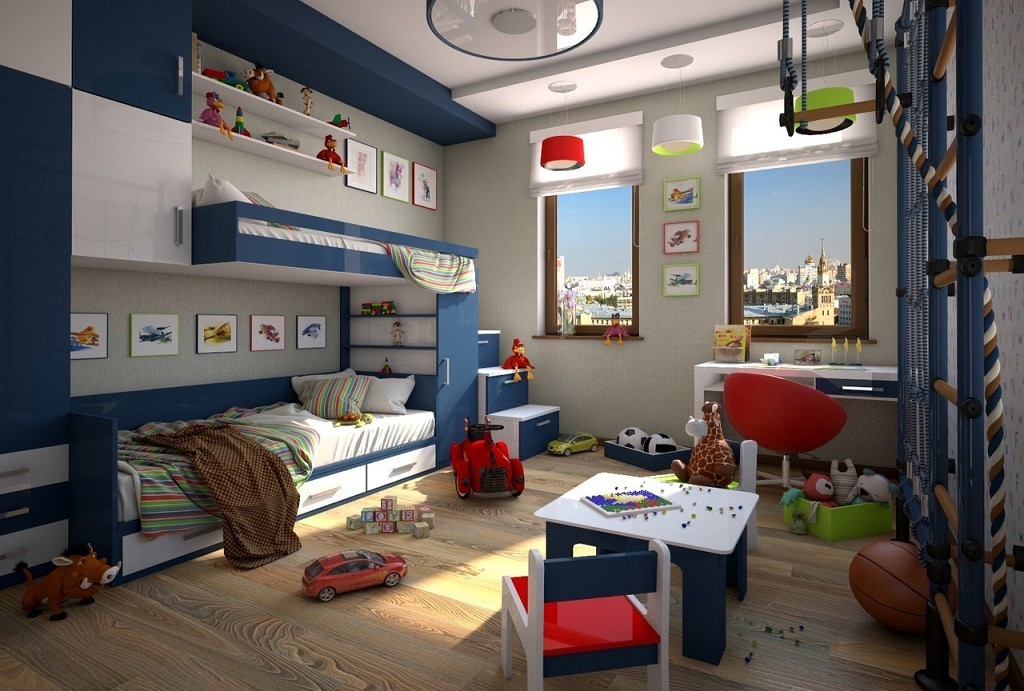 Дизайн детской комнаты для мальчиков