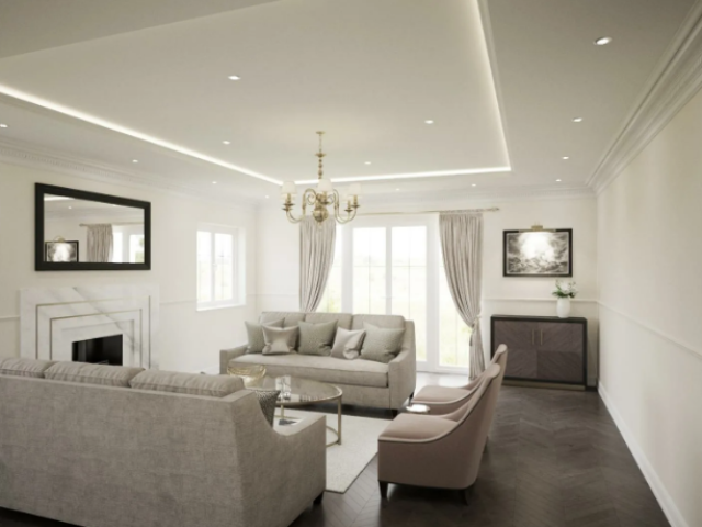Визуальное увеличение пространства с помощью натяжных потолков — дизайн, цвет и свет